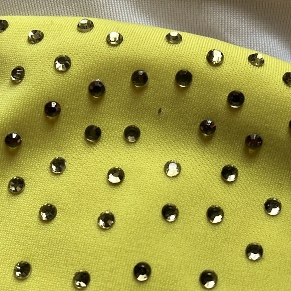 Victoria’s Secret yellow bikini swim top with rhinestones size medium - Picture 10 of 16